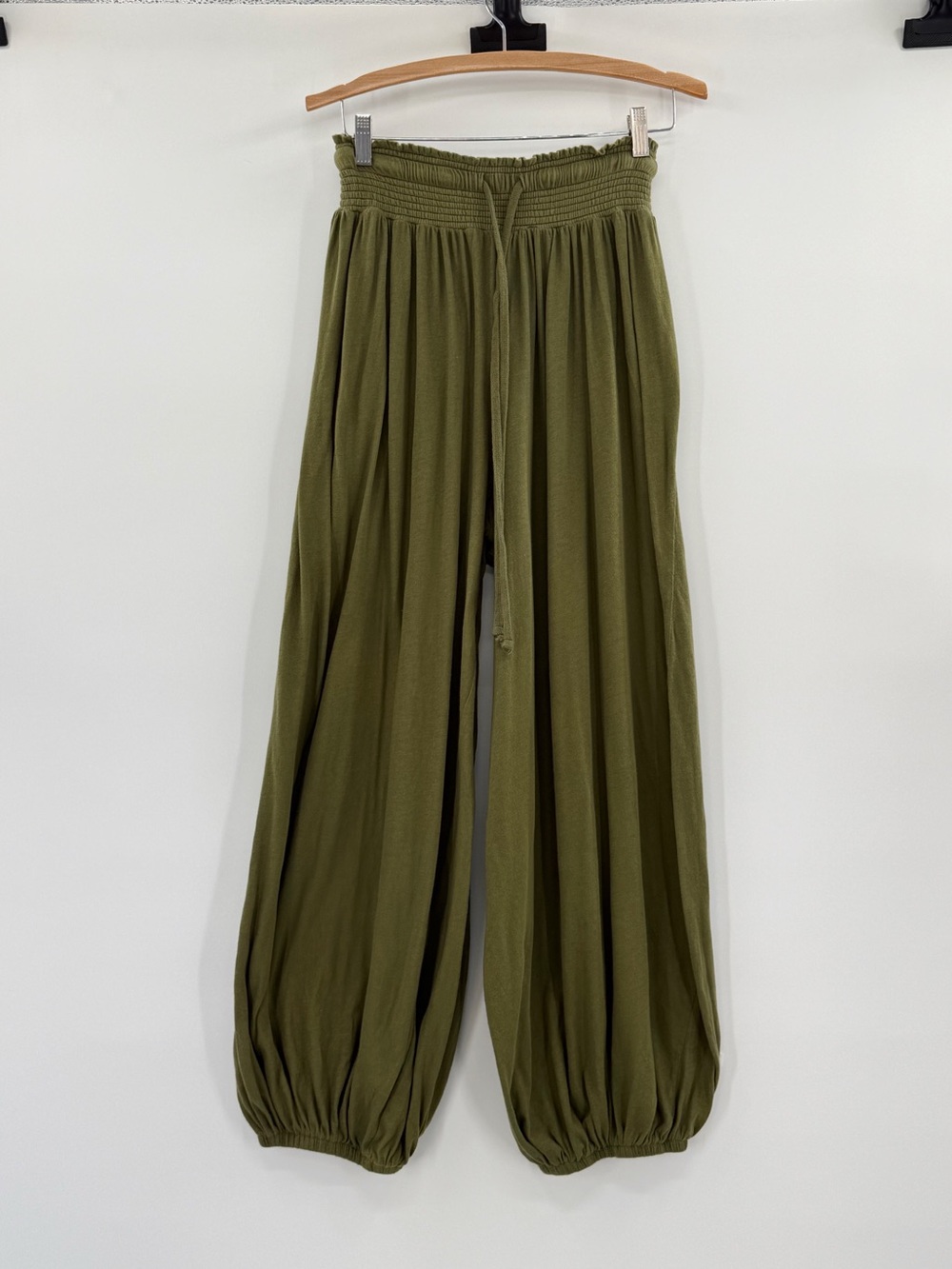 Out From Under Urban Outfitters Olive Green Harem Jogger Lounge Pants Boho Beach - Picture 10 of 11